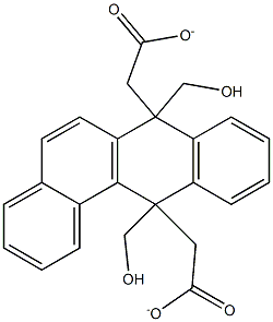 Benz[a]anthracene-7,12-dimethanol=diacetate Structure