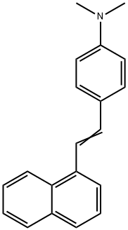 N,N-Dimethyl-p-[2-(1-naphtyl)vinyl]aniline Structure