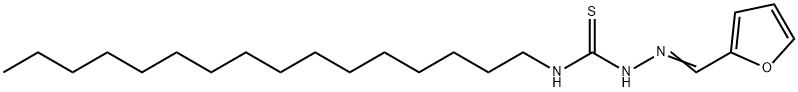 1-(2-furylmethylideneamino)-3-hexadecyl-thiourea 구조식 이미지