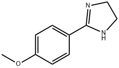 2-(4-Methoxyphenyl)-1-imidazoline 구조식 이미지