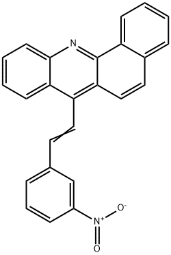 7-(m-Nitrostyryl)benz[c]acridine Structure