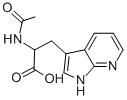 2-ACETYL-3-(1H-PYRROLO[2,3-B]PYRIDIN-3-YL)-DL-ALANINE Structure