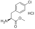 L-4-CHLOROPHENYLALANINE METHYL ESTER HCL Structure