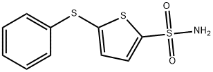 5-(PHENYLTHIO)THIOPHENE-2-SULFONAMIDE Structure