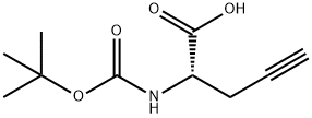 (S)-N-BOC-Propargylglycine 구조식 이미지
