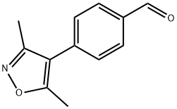 4-(3,5-dimethyl-4-isoxazolyl)Benzaldehyde Structure