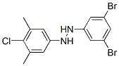 2-(4-chloro-3,5-dimethyl-phenyl)-1-(3,5-dibromophenyl)hydrazine 구조식 이미지