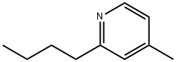2-부틸-4-메틸피리딘 구조식 이미지
