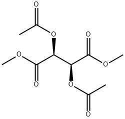 dimethyl (2S,3S)-2,3-diacetyloxybutanedioate 구조식 이미지