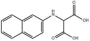 2-(naphthalen-2-ylamino)propanedioic acid Structure