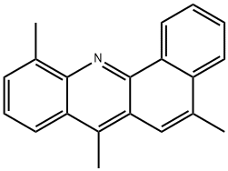 5,7,11-Trimethylbenz[c]acridine Structure