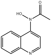 N-(4-Quinolyl)acetohydroxamic acid Structure