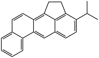 3-Isopropyl-1,2-dihydrobenz[j]aceanthrylene 구조식 이미지