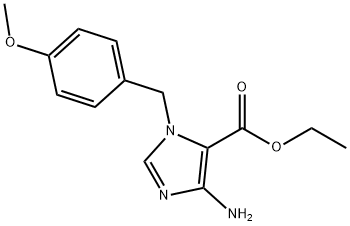 Ethyl 4-amino-1-benzyl-1H-imidazole-5-carboxylate Structure