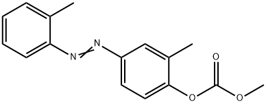 탄산메틸4-(2-메틸페닐아조)-2-메틸페닐에스테르 구조식 이미지