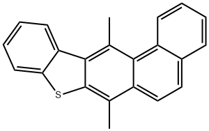 7,13-Dimethylbenzo[b]phenanthro[3,2-d]thiophene Structure