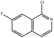 1-chloro-7-fluoroisoquinoline Structure