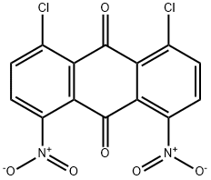 1,8-dichloro-4,5-dinitroanthraquinone Structure