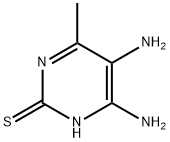 4,5-Diamino-6-methyl-2-thiopyrimidine Structure