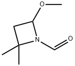 1-아제티딘카르복스알데히드,4-메톡시-2,2-디메틸-(9CI) 구조식 이미지