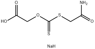 나트륨[[(2-아미노-2-옥소에틸)티오]티옥소메톡시]아세테이트 구조식 이미지
