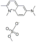 6-(dimethylamino)-1,2-dimethylquinolinium methyl sulphate 구조식 이미지