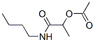 1-(butylcarbamoyl)ethyl acetate Structure
