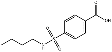 4-(butylsulfamoyl)benzoic acid 구조식 이미지