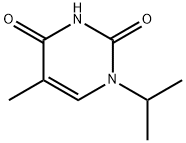 5-methyl-1-propan-2-yl-pyrimidine-2,4-dione Structure