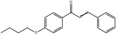 (E)-1-(4-butoxyphenyl)-3-phenyl-prop-2-en-1-one 구조식 이미지