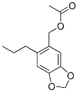 (6-propylbenzo[1,3]dioxol-5-yl)methyl acetate Structure