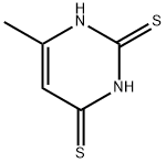 6-methyl-1H,3H-pyrimidine-2,4-dithione 구조식 이미지