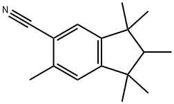 2,3-디히드로-1,1,2,3,3,6-헥사메틸-1H-인덴-5-카르보니트릴 구조식 이미지