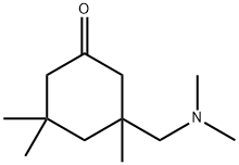 3-(dimethylaminomethyl)-3,5,5-trimethyl-cyclohexan-1-one 구조식 이미지