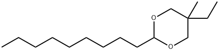 5-ethyl-5-methyl-2-nonyl-1,3-dioxane 구조식 이미지