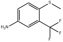 4-METHYLTHIO-3-(TRIFLUOROMETHYL)ANILINE Structure