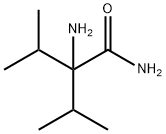 Butanamide,  2-amino-3-methyl-2-(1-methylethyl)- Structure