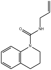 1(2H)-QUINOLINECARBOXAMIDE, 3,4-DIHYDRO-N-2-PROPENYL- Structure