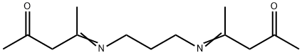 4-[3-(4-oxopentan-2-ylideneamino)propylimino]pentan-2-one 구조식 이미지