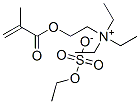 triethyl[2-[(2-methyl-1-oxoallyl)oxy]ethyl]ammonium ethyl sulphate 구조식 이미지