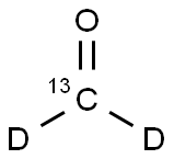 Formaldehyde-13C,  d2  solution Structure
