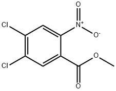 methyl 4,5-dichloro-2-nitrobenzoate 구조식 이미지
