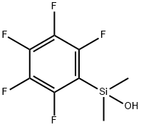 Dimethyl(pentafluorophenyl)silanol 구조식 이미지