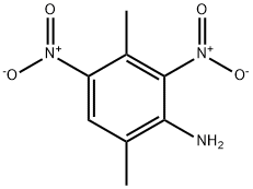 3,6-디메틸-2,4-디니트로아닐린 구조식 이미지