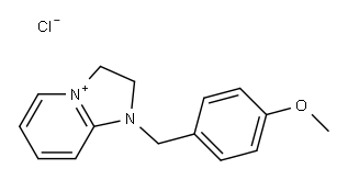 2,3-Dihydro-1-[(4-Methoxyphenyl)Methyl]-1H-iMidazo[1,2-a]pyridin-4-iuM Chloride 구조식 이미지