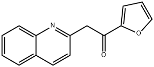 1-(2-furyl)-2-quinolin-2-yl-ethanone 구조식 이미지