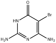 5-BROMO-2,4-DIAMINO-6-HYDROXYPYRIMIDINE 구조식 이미지