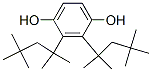 bis(1,1,3,3-tetramethylbutyl)hydroquinone Structure