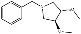 3,4-DIMETHOXY-1-(PHENYLMETHYL)-PYRROLIDINE Structure