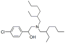 2-(bis(2-ethylhexyl)amino)-1-(4-chlorophenyl)ethanol Structure